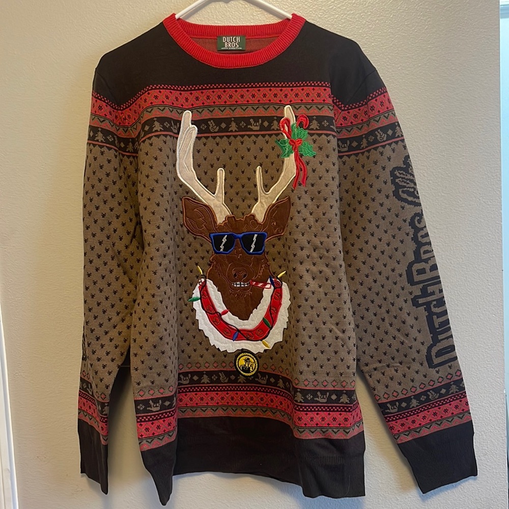 DUTCH BROS CHRISTMAS SWEATER